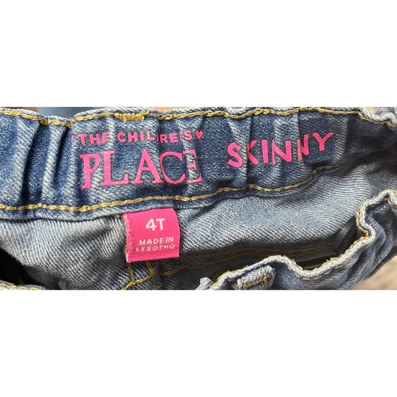 Lot Girls Jeans Denim Skinny Leg Jeans SZ 4T Teal Blue Leggings - Picture 6 of 15